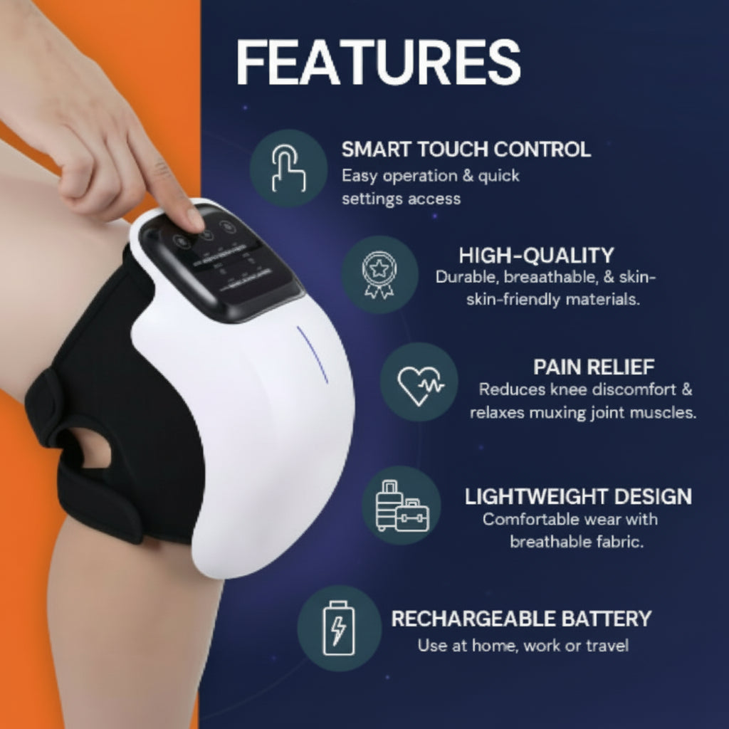 Heat Flex Electric Relaxing Knee Massager