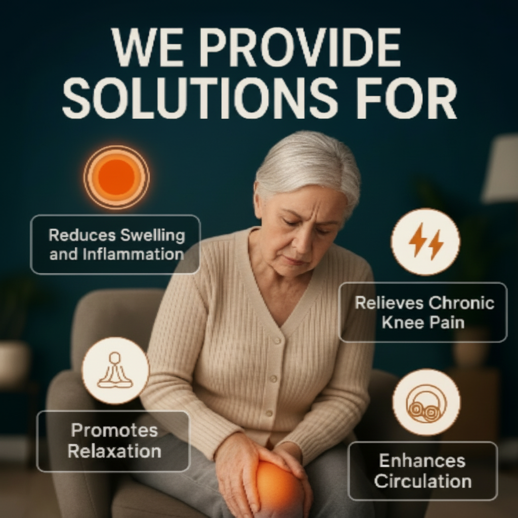 Heat Flex Electric Relaxing Knee Massager